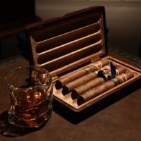 River - cigar Travel Case | Luxury Hardwood Case Lined with Spanish Cedar - Image 4