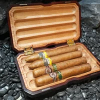 SikarInfuse Rock - cigar Travel Case | Luxury Hardwood Case Lined with Spanish Cedar - Image 4