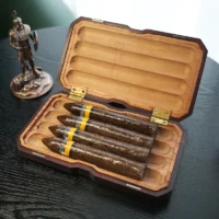 SikarInfuse Rock - cigar Travel Case | Luxury Hardwood Case Lined with Spanish Cedar - Image 3