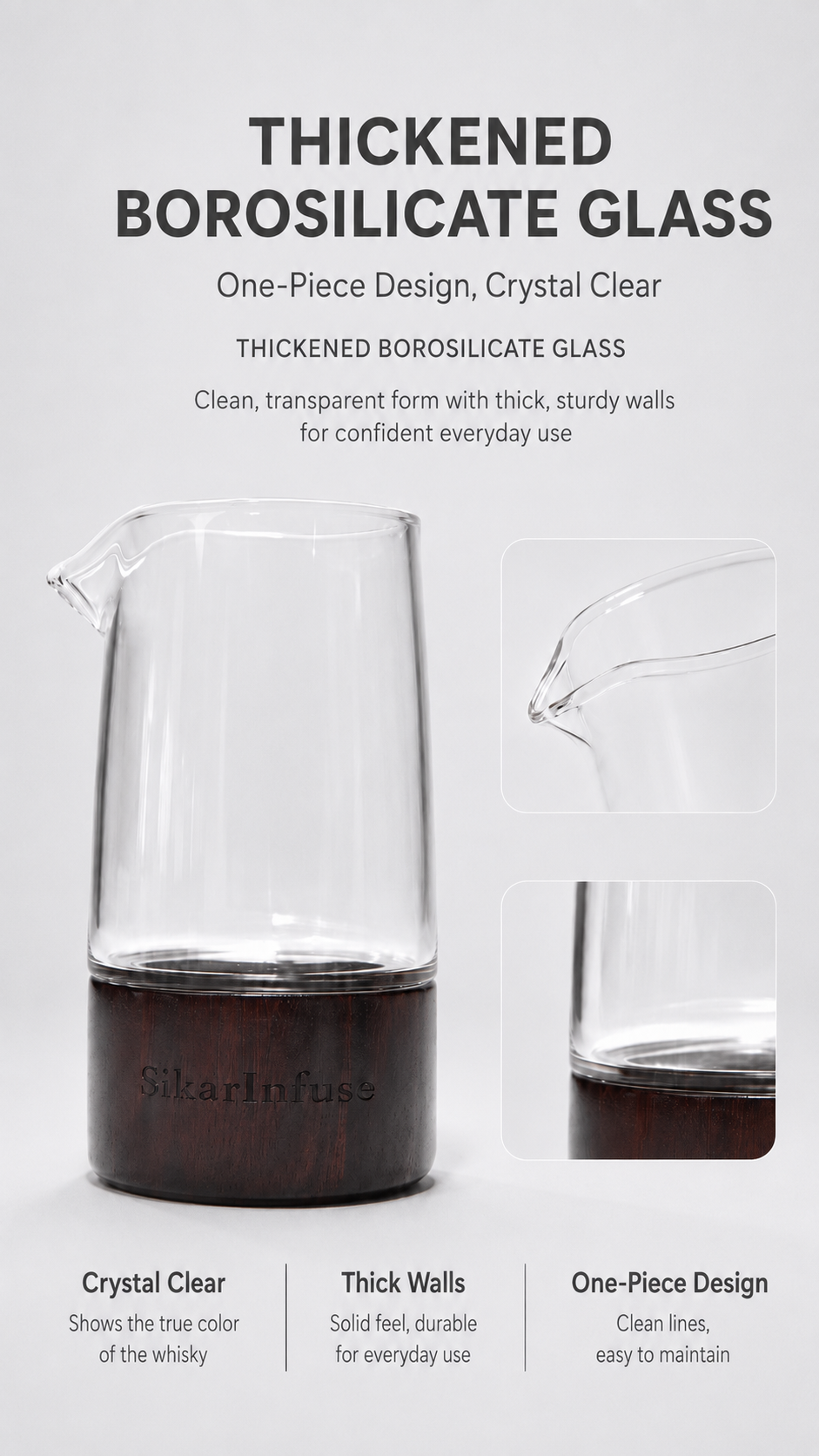 Luxury Rosewood Spirit Server | Handcrafted Borosilicate Glass Decanter with Natural Wood Base, Elevating Every Pour 7 ChatGPT Image 2026年7月29日 15 52 44 6
