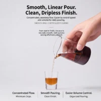 Luxury Rosewood Spirit Server | Handcrafted Borosilicate Glass Decanter with Natural Wood Base, Elevating Every Pour - Image 3